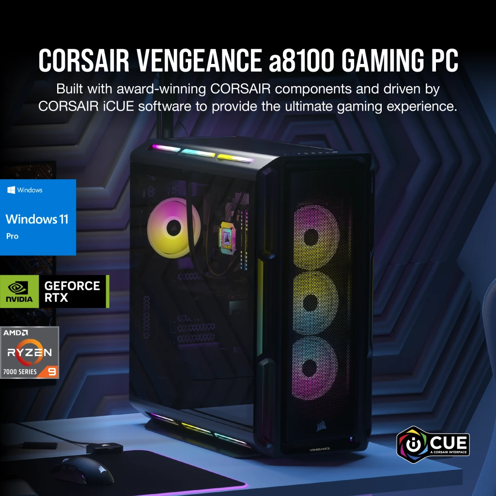Unité Centrale Vist PC Gaming Ryzen 5 5600G - RAM 32Go - AMD