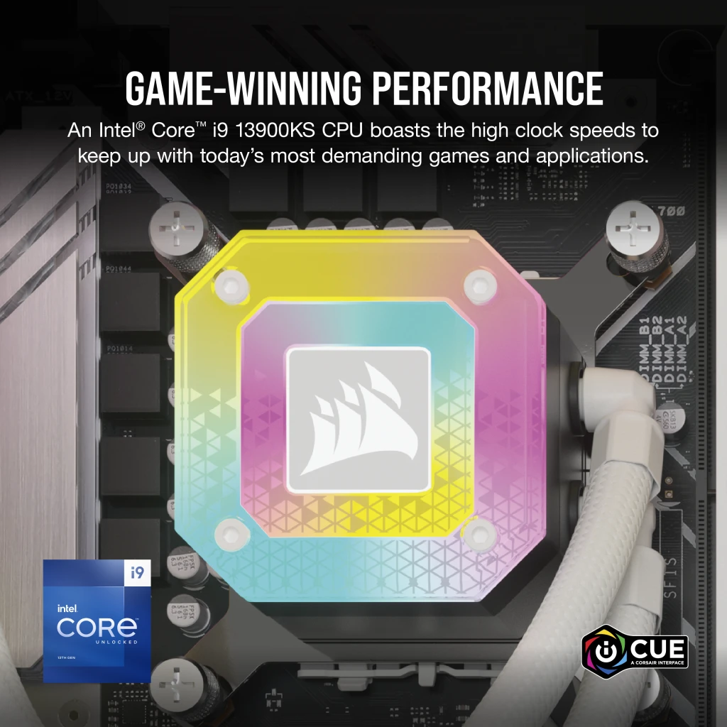 VENGEANCE i8100 Gaming PC, i9-13900KS, RTX 4090, 4TB (2x 2TB M.2