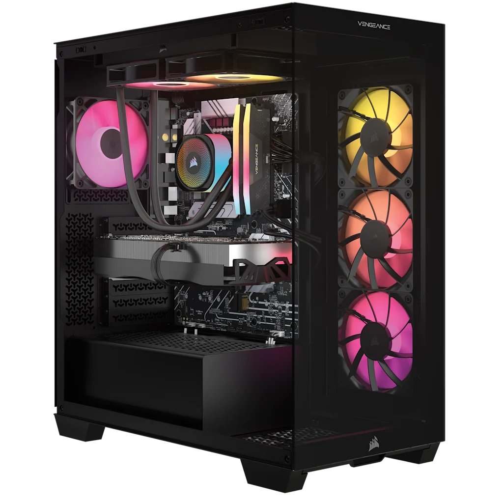 VENGEANCE a7500 Gaming PC: AMD Ryzen 9 9900X3D, GeForce RTX