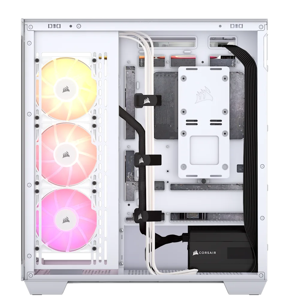 VENGEANCE a7500 Gaming PC - White: AMD Ryzen 5 9600X, GeForce RTX
