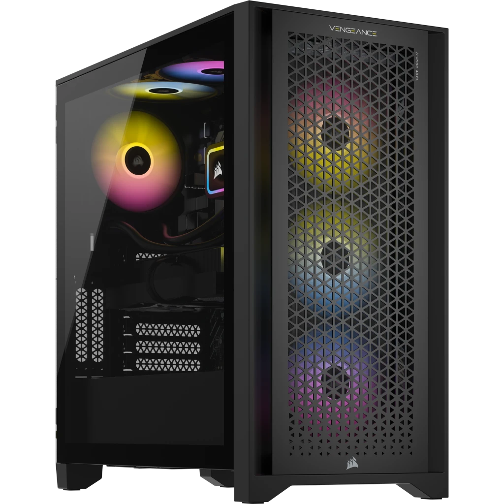 VENGEANCE i7400 Gaming PC: Intel Core i5-13600KF, GeForce RTX 4070 Ti Super, 32GB DDR5, 1TB NVMe SSD, Win11 Home (Certified Refurbished)
