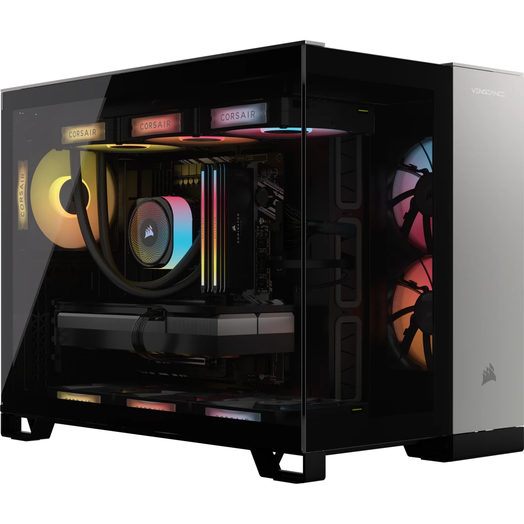 VENGEANCE i5200 Gaming PC with iCUE LINK - Black/Satin Gray: Intel Core Ultra 9 285K,