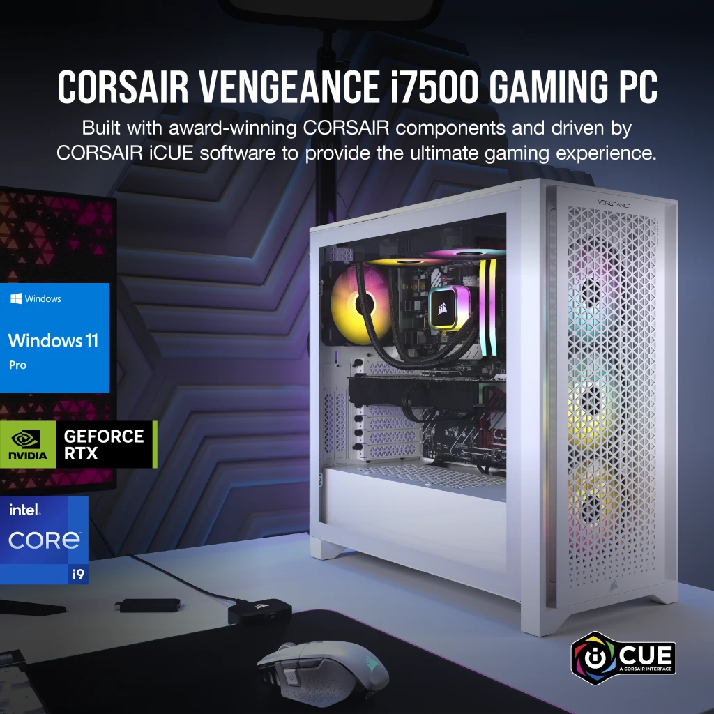 VENGEANCE i7500 Gaming PC: Intel Core i9-14900KF, NVIDIA RTX