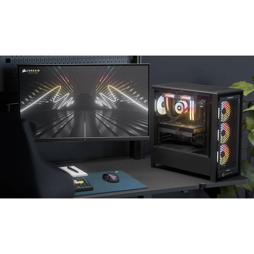 VENGEANCE a7500 AIR Gaming PC: AMD Ryzen 7 9800X3D, GeForce RTX