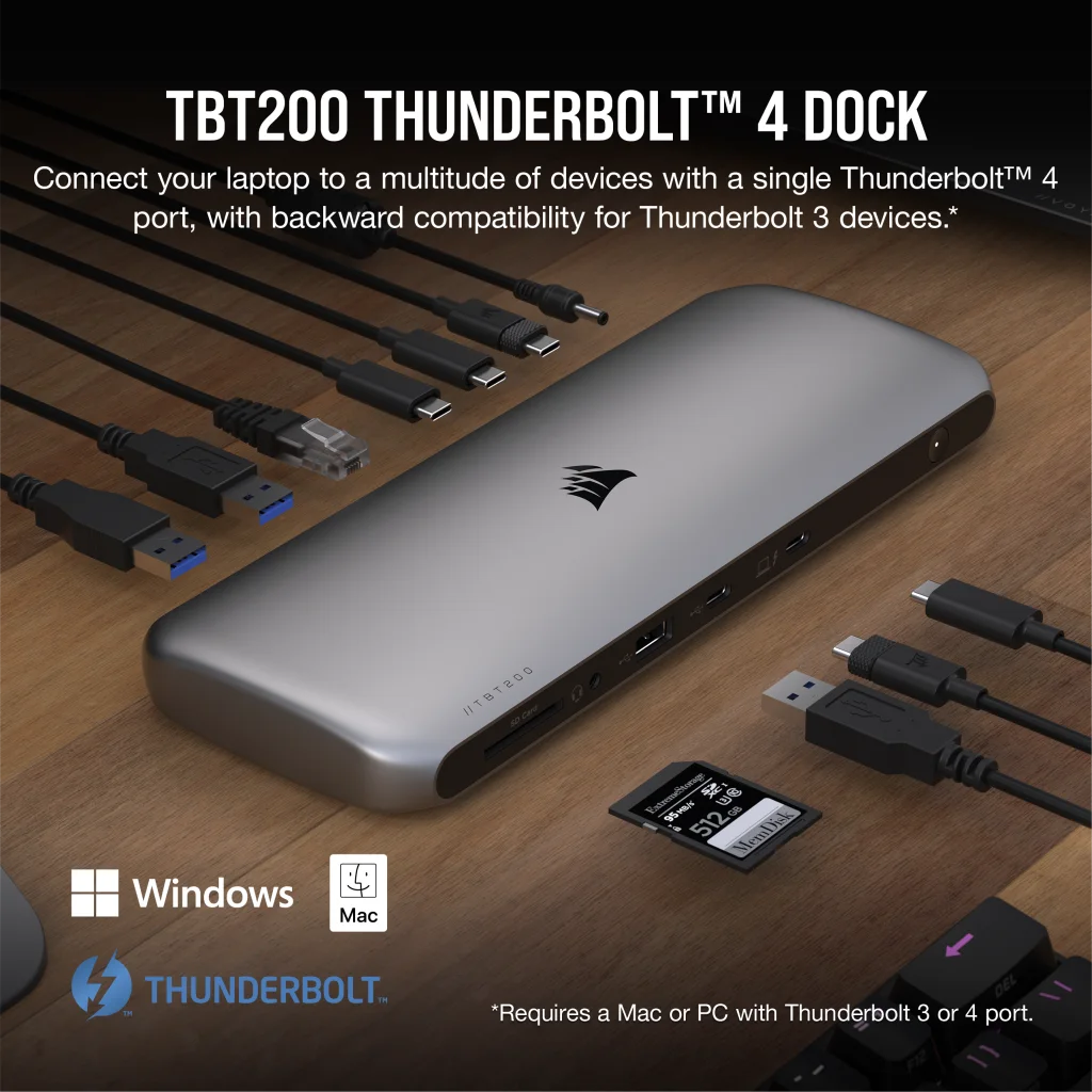 Thunderbolt ドック | ゲーミング用 ラップトップ ドッキング