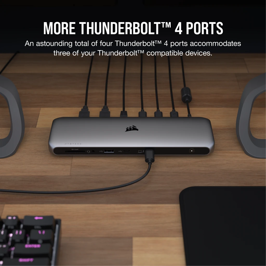 Thunderbolt ドック | ゲーミング用 ラップトップ ドッキング
