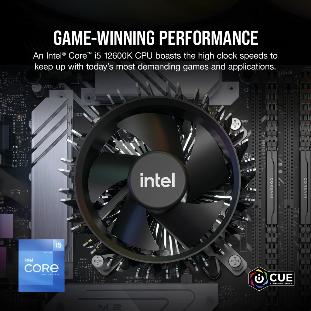 VENGEANCE i7300 Gaming PC, i5-12600K, RTX 3060 Ti, 1TB M.2 VENGEANCE i7300 Gaming PC, i5-12600K, RTX 3060 Ti, 1TB M.2