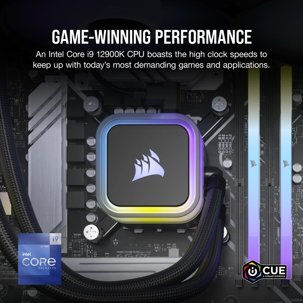 VENGEANCE i7400 Gaming PC, i9-12900K, RTX 4090, 2TB M.2, 64GB DDR5