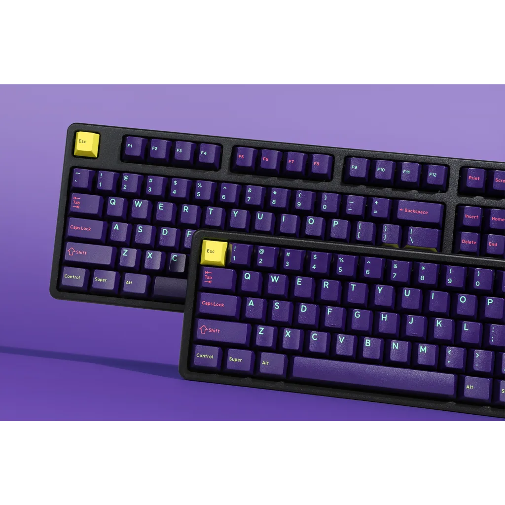 Drop + MiTo DCX Cyanlet キーキャップ Drop + MiTo DCX Cyanlet keycap set has a nostalgic design and