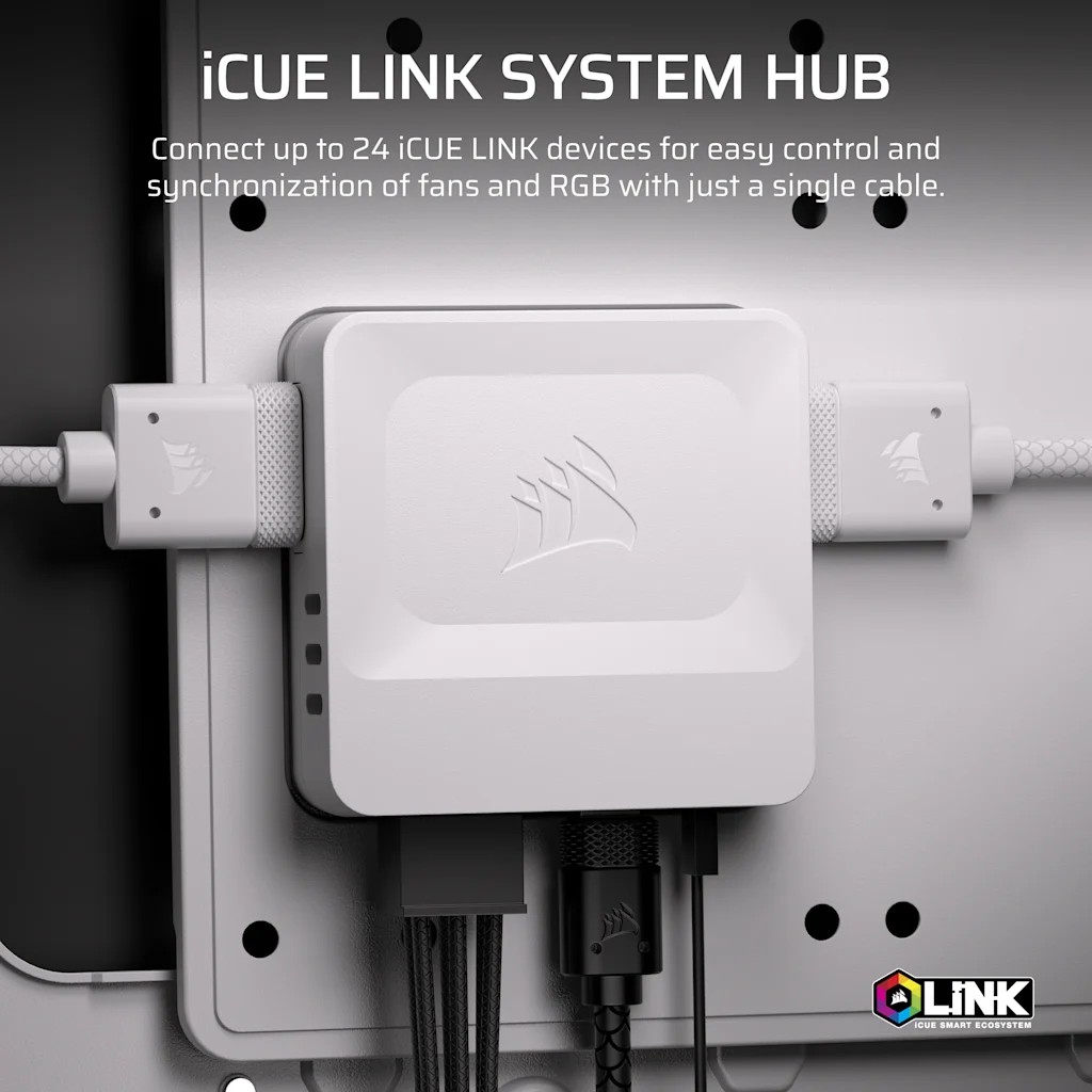 iCUE LINK システムハブ（ホワイト）