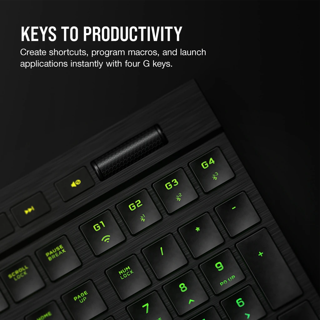 K100 AIR WIRELESS RGB Ultra-Thin Mechanical Gaming Keyboard