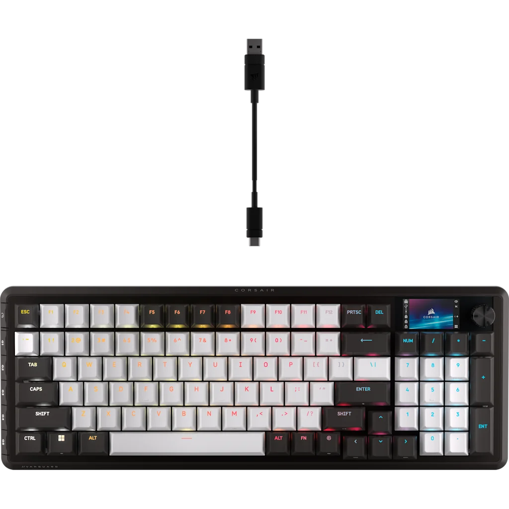 VANGUARD 96 Mechanical Gaming Keyboard, CORSAIR MLX Quantum