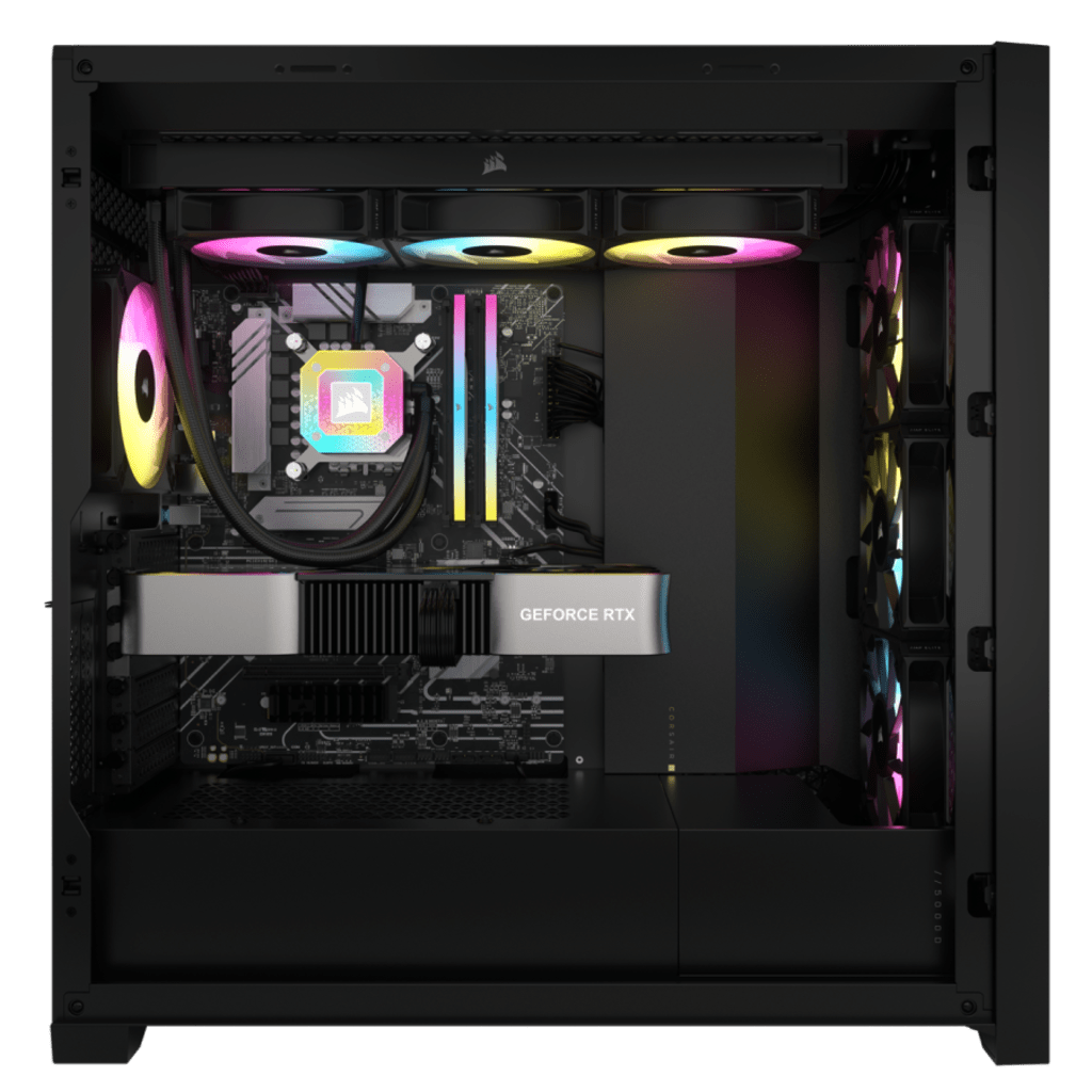 5000D AIRFLOW Tempered Glass Mid-Tower ATX PC Case — Black