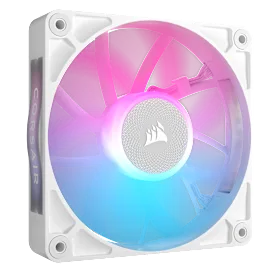 iCUE LINK RX120 RGB 120mm PWM Fan Triple Starter Kit - White