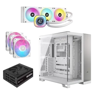 6500X White/Satin Gray Aluminum All-in-One Bundle