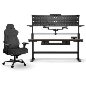 Platform:6 Creator Desk - Wood with TC500 Luxe Black Chair