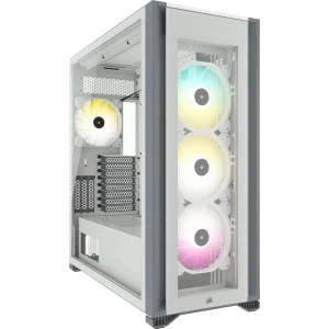 iCUE 7000X RGB Tempered Glass Full-Tower ATX PC Case — White