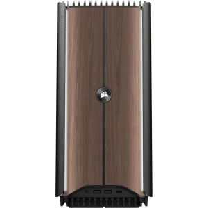 CORSAIR ONE i500 PC – Wood Dark: Liquid Cooled Intel Core i9-14900K and NVIDIA RTX 4090, 2TB M.2 SSD, 64GB DDR5, Win11 Pro