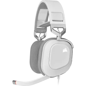 HS80 RGB USB Wired Gaming Headset — White