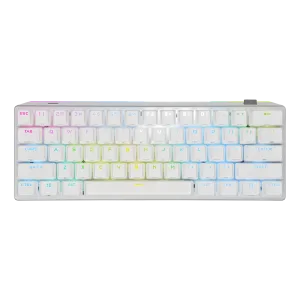 K70 PRO MINI WIRELESS 60% Mechanical CHERRY MX Speed Switch Keyboard with RGB Backlighting - White