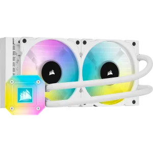 iCUE H100i ELITE CAPELLIX Liquid CPU Cooler — White