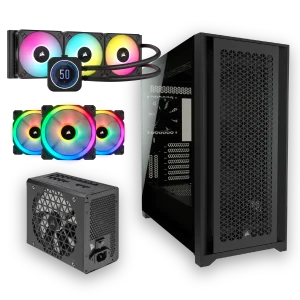 5000D Airflow with Power Supply, AIO Cooler, and Fans Bundle Deal