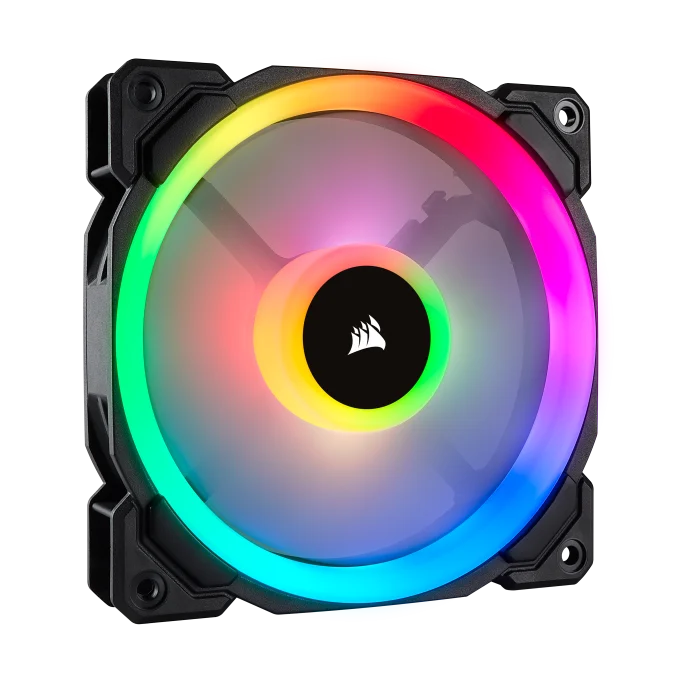 LL120 RGB 120mm Dual Light Loop RGB LED PWM Fan — Single Pack