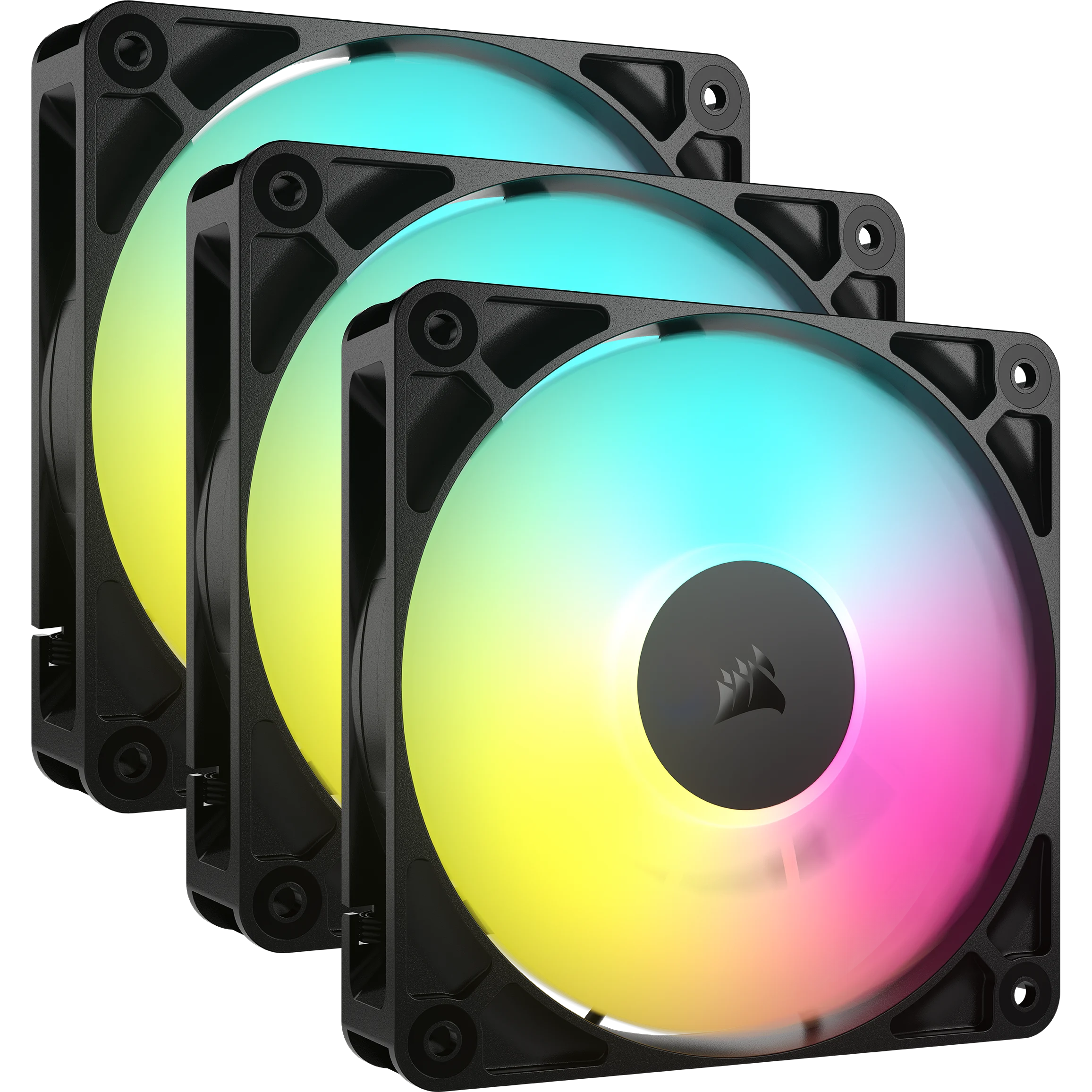 RS120 ARGB 120mm PWM Fans – Triple Pack