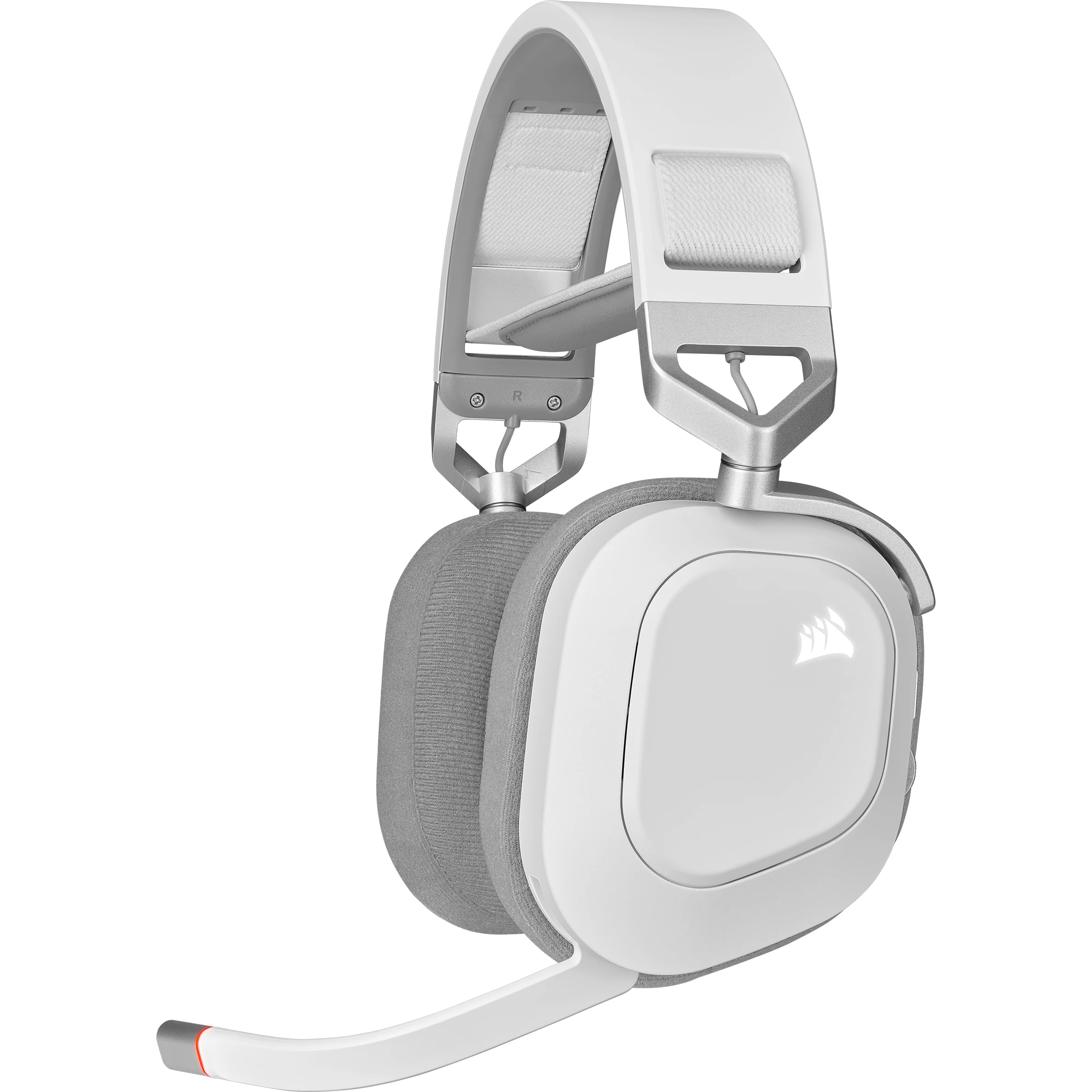 HS80 RGB USB Wired Gaming Headset – White