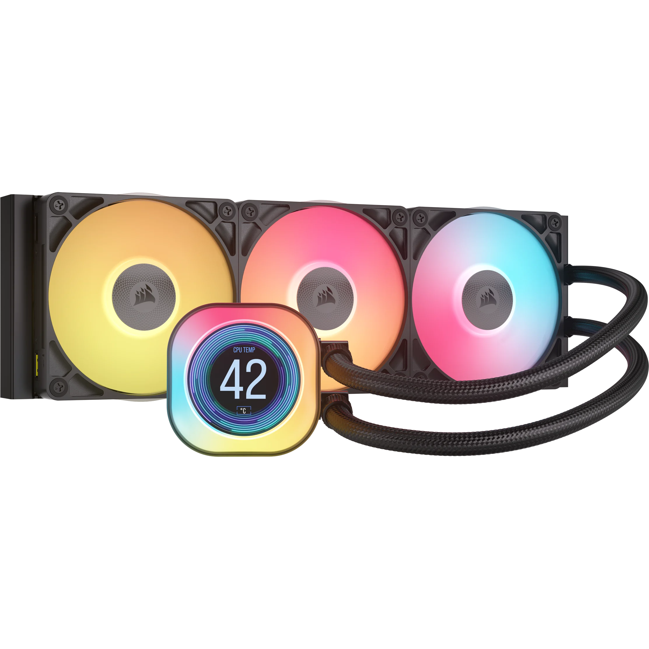 iCUE LINK TITAN 360 RX LCD AIO Liquid CPU Cooler