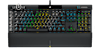K100 RGB Optical-Mechanical Gaming Keyboard — CORSAIR OPX Switch — Black (UK)