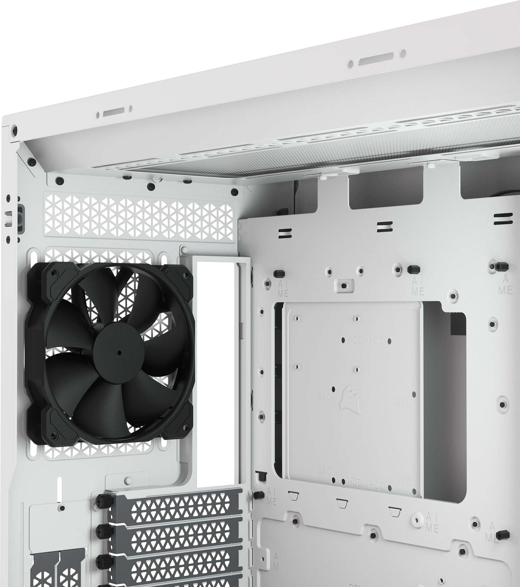 Corsair 5000D Airflow Tempered Glass White Mid-Tower ATX PC Case