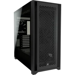 5000D AIRFLOW钢化玻璃中塔式ATX PC机箱 — 黑色