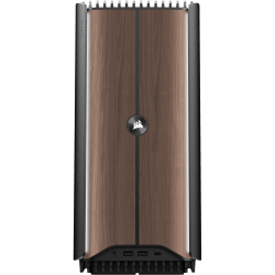 CORSAIR ONE i500 PC – Wood Dark: Liquid Cooled Intel Core i9-14900K and NVIDIA RTX 4090, 2TB M.2 SSD, 64GB DDR5, Win11 Pro
