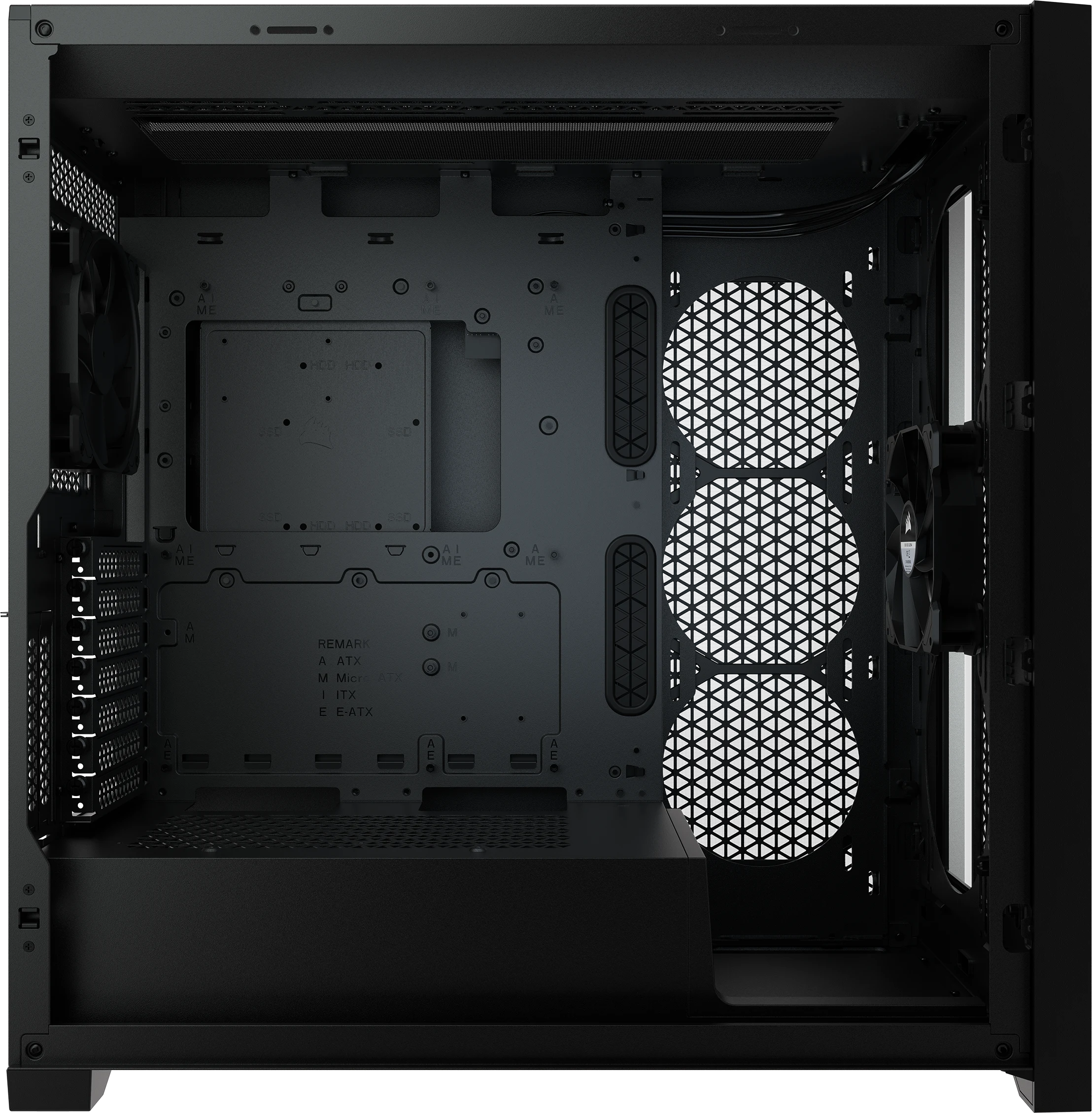 5000D AIRFLOW Tempered Glass Mid-Tower ATX PC Case — Black