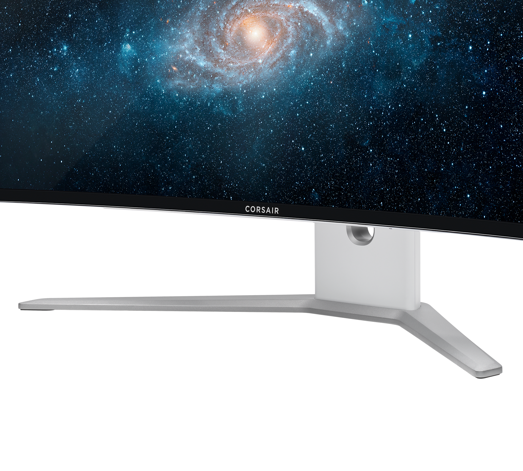 Corsair xeneon 34wqhd240-c qd-oled monitor ultrawide zaslon in belo stojalo