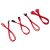 Premium Sleeved Front Panel Extension Kit 30cm — Red