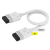 iCUE LINK-Kabel 2 × 200°mm mit geraden Anschlüssen, Weiß