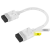 iCUE LINK-Kabel 2 × 100°mm mit geraden Anschlüssen, Weiß