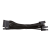 Premium Individually Sleeved SATA Cable, Type 4 (Generation 3) - Black