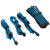 Premium Individually Sleeved PSU Cables Starter Kit Type 4 Gen 4 – Blue/Black