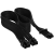 Premium Individually Sleeved 12+4pin PCIe Gen 5 12V-2x6 600W cable, Type 4, BLACK