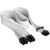 Premium Individually Sleeved 12+4pin PCIe Gen 5 12V-2x6 600W cable, Type 4, WHITE