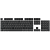 PBT DOUBLE-SHOT PRO Keycap Mod Kit — Onyx Black (NA)