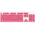 PBT DOUBLE-SHOT PRO Keycap Mod Kit — Rogue Pink (NA)