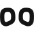 HS80 RGB Ear Pads - Set of 2 - Black