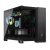Gabinete de PC de Câmara dupla 2500X Micro ATX - Preto/Alumínio obsidiana