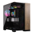 Boîtier PC 6500X Mid-Tower Dual Chamber - Noir/Bois Noyer