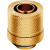 Hydro X Series XF Compression 10/13mm (3/8” / 1/2”) ID/OD Fitting Four Pack — Gold