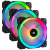 LL120 RGB 120mm Dual Light Loop RGB LED PWM Fan — 3 Fan Pack with Lighting Node PRO